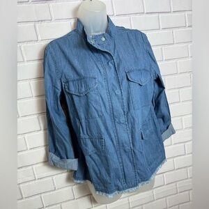 Sanctuary Utility Denim Jacket crafted & tailored/ Size MP